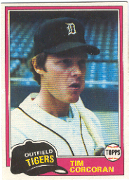 1981 Topps Baseball Cards      448     Tim Corcoran